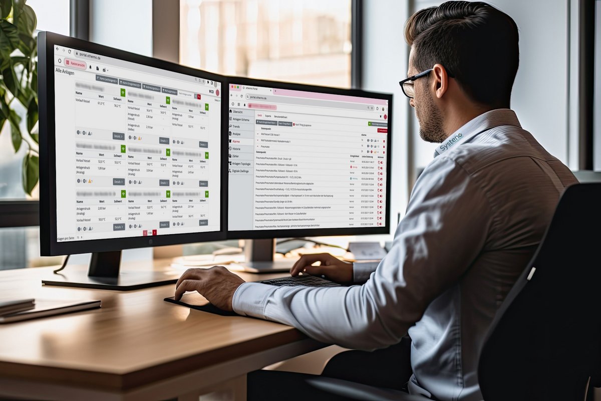 Digitale Leitzentrale mit Monitoring